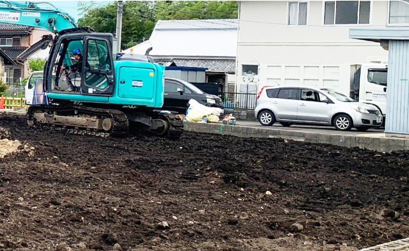 整地まで美しく仕上げた解体現場